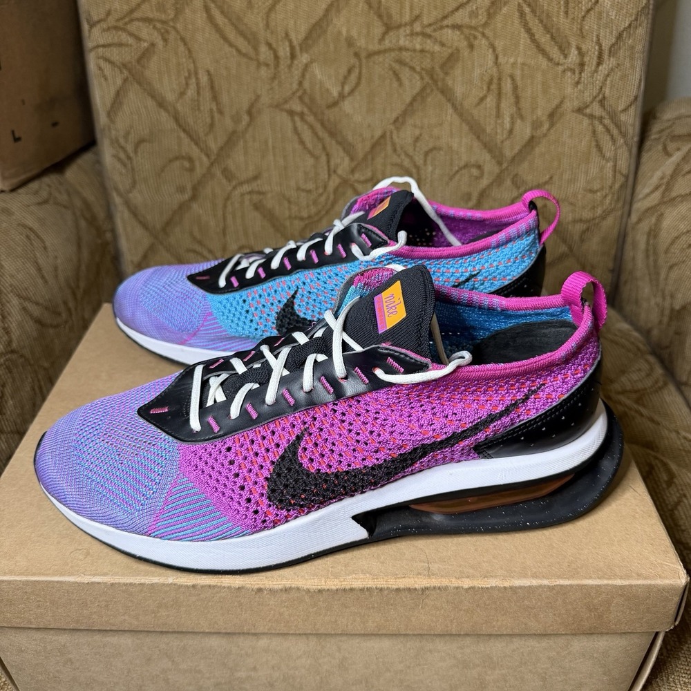 Nike Air‎ Max Flyknit Racer Next Nature FD0822-500 Women Size 12 Sneakers